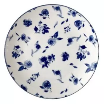 Тарелка десертная Blue calico, 20 см, фарфор