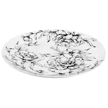 Тарелка десертная Domenik Peonia, 20 см, фарфор