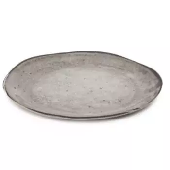 Тарелка десертная Domenik Stone, 20 см, керамика, серый