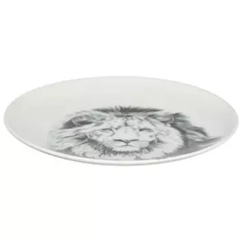Тарелка десертная Лев, 20 см, фарфор