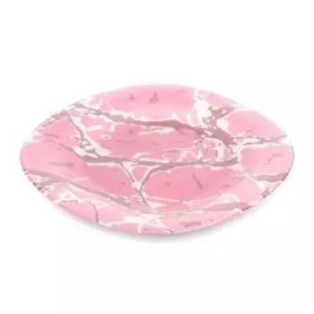 Тарелка десертная Luminarc Марбл Пинк Сильвер, 19 см, стекло