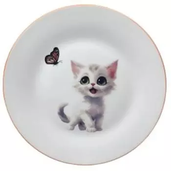 Тарелка десертная Marigold Принцесса Кошечка, 19 см, фарфор