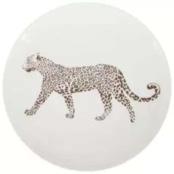 тарелка десертная Сафари леопард 20 см, фарфор