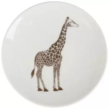 тарелка десертная Сафари жираф 20 см, фарфор