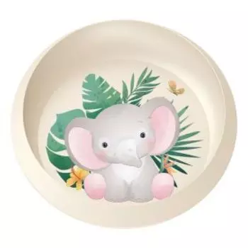 Тарелка детская Слоник, 21.5 см, пластик