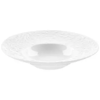 Тарелка для пасты Веточки-цветочки, 25 см, фарфор