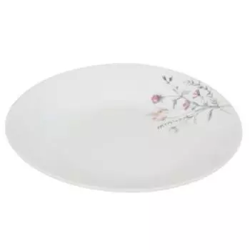 Тарелка глубокая Полевые цветы, 21.7 см, опаловое стекло
