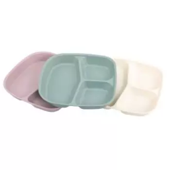 Тарелка Hobby Life Kitchen, 23 см, трёхсекционная, полипропилен, в ассортименте