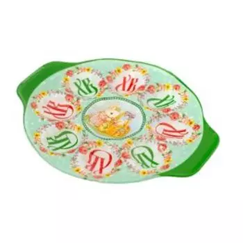 Тарелка ХВ SIJ с ручками, стекло, для 8 яиц