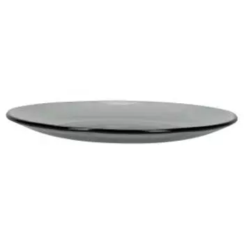 Тарелка обеденная Basilico Lava Grey, 20 см, стекло