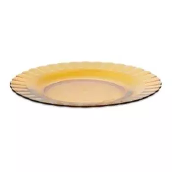 Тарелка обеденная Duralex Picardie Amber, 23 см, стекло