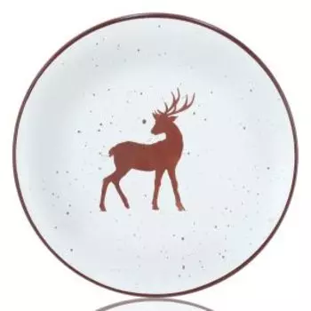 Тарелка обеденная Esprado Pinar, 24 см, каменная керамика