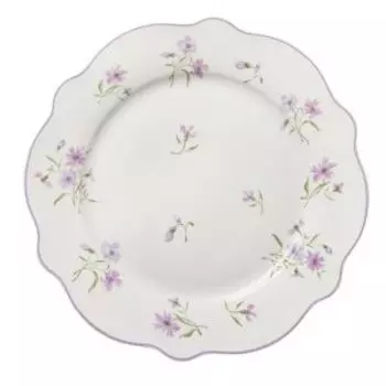 Тарелка обеденная Home Queen Летние воспоминания цветы, 27.1 см, фарфор
