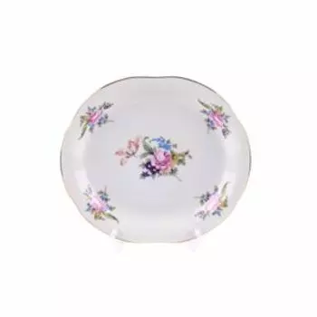 Тарелка обеденная Камелия Мейсенский букет, 24 см, фарфор