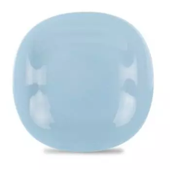 Тарелка обеденная Карин Лайт Блю, 27 см, стекло