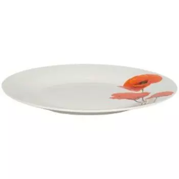 Тарелка обеденная LaVenir Маков цвет, 23 см, фарфор