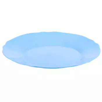 Тарелка обеденная Луи XV Лайт Блю, 24 см, стекло