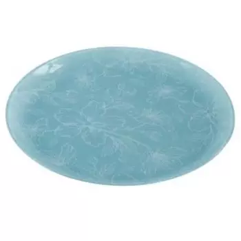 Тарелка обеденная Luminarc Melitina blue, 25 см, стекло