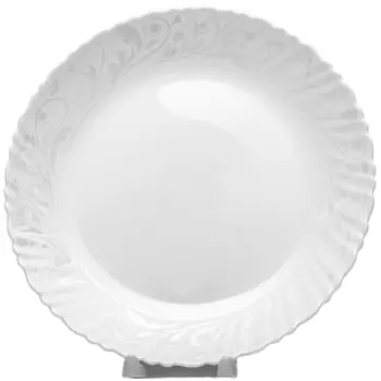 тарелка обеденная OLAFF Утренний барокко, 24 см, стекло