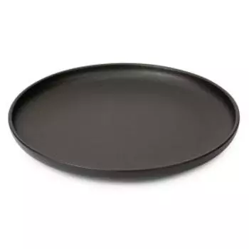 Тарелка обеденная Rock Black, 26 см, фарфор