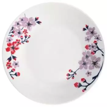 Тарелка обеденная Ветка сакуры, 23 см, фарфор