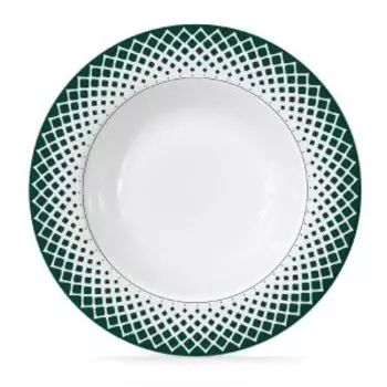 тарелка суповая APOLLO GENIO Teatro зеленый 22 см, фарфор