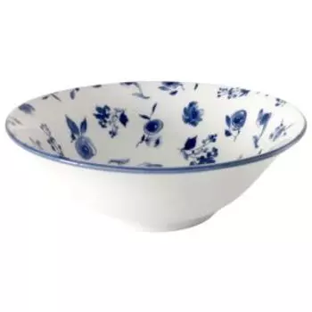 Тарелка суповая Blue calico, 17 см, фарфор