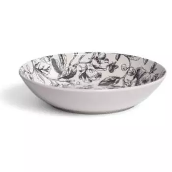 тарелка суповая CRYSTAR Botanica Серый 20.5см, фарфор