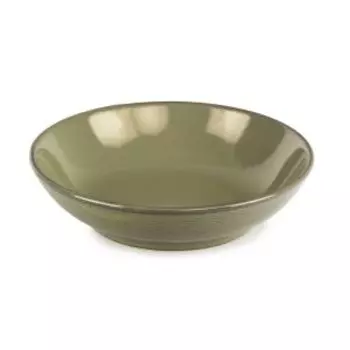 Тарелка суповая Domenik Helezone Green, 22 см, керамика