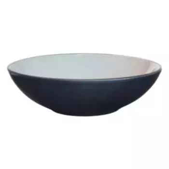 Тарелка суповая Esprado Justo, 18 см, керамика, черный/бежевый