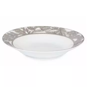 Тарелка суповая Fioretta Frozen Pattern, 20 см, фарфор