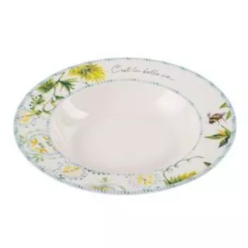 Тарелка суповая Fioretta La Belle Vie, 21.8 см, фарфор