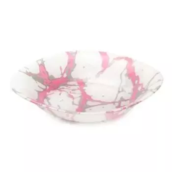 Тарелка суповая Luminarc Марбл Пинк Сильвер, 21см, стекло