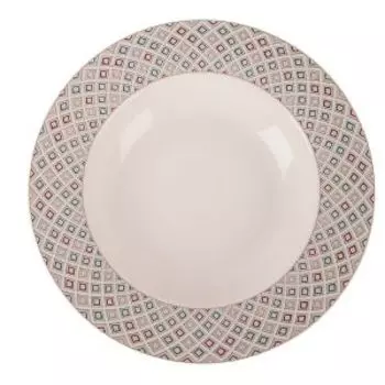 Тарелка суповая Nouvelle Home Norwich, 21.5 см, фарфор