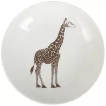 тарелка суповая Сафари жираф 20,5 мм, фарфор