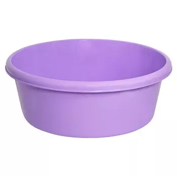таз IDEA, круглый, лиловый, пластик, 6л
