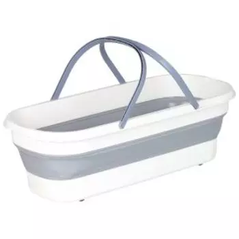 Таз овальный Домовой, 18 л, складной