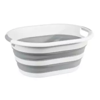 Таз складной Idea Флекс, овальный, 38 л, смоки