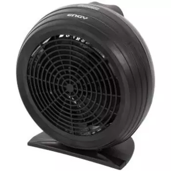 Тепловентилятор Engy EN-521, 2000 Вт, спиральный нагревательный элемент, 2 режима, чёрный