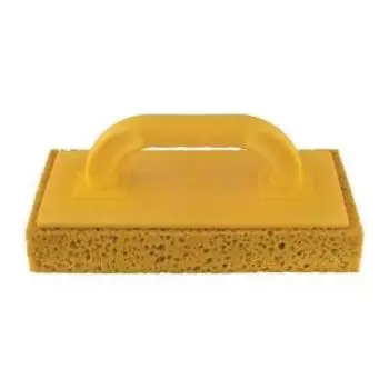 Терка пластмассовая Бибер с крупнопористым пенополиуретановым покрытием, 280х140 мм