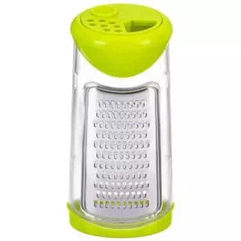 Терка с контейнером Elan Gallery, 15.5 см, нерж. сталь/пластик