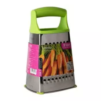 Терка Taller TR-21915 Эмма четырехсторонняя, 14.7х11.5х22 см, нерж. сталь