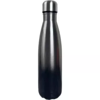 Термобутылка, 500 мл, металл/пластик, черный градиент