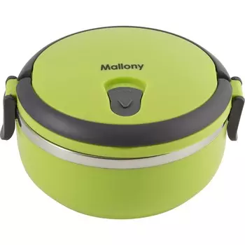 Термоконтейнер Mallony Semplice, 600 мл, нерж. сталь/пластик