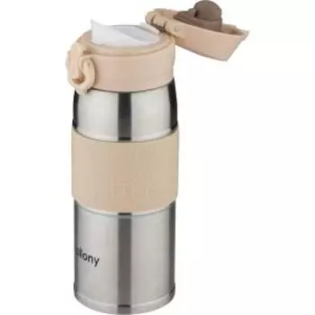 Термокружка Mallony Vittoria, 350 мл, нерж. сталь/силикон/полипропилен