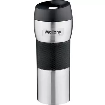 Термокружка Turistica Mallony, 450 мл, нержавеющая сталь/силикон