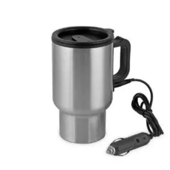 Термокружка в салон автомобиля Топавто, от прикуривателя, 12 В/24 В, нержавеющая сталь