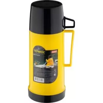 Термос со стеклянной колбой Mallony Caloroso, 0.6 л, стекло/пластик