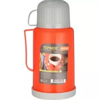 Термос со стеклянной колбой Mallony Saldo, 1.2 л, стекло/пластик