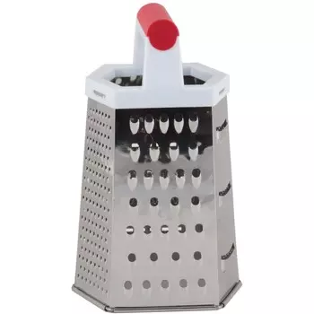 Тёрка Mallony, 6 граней, нерж. сталь/пластик